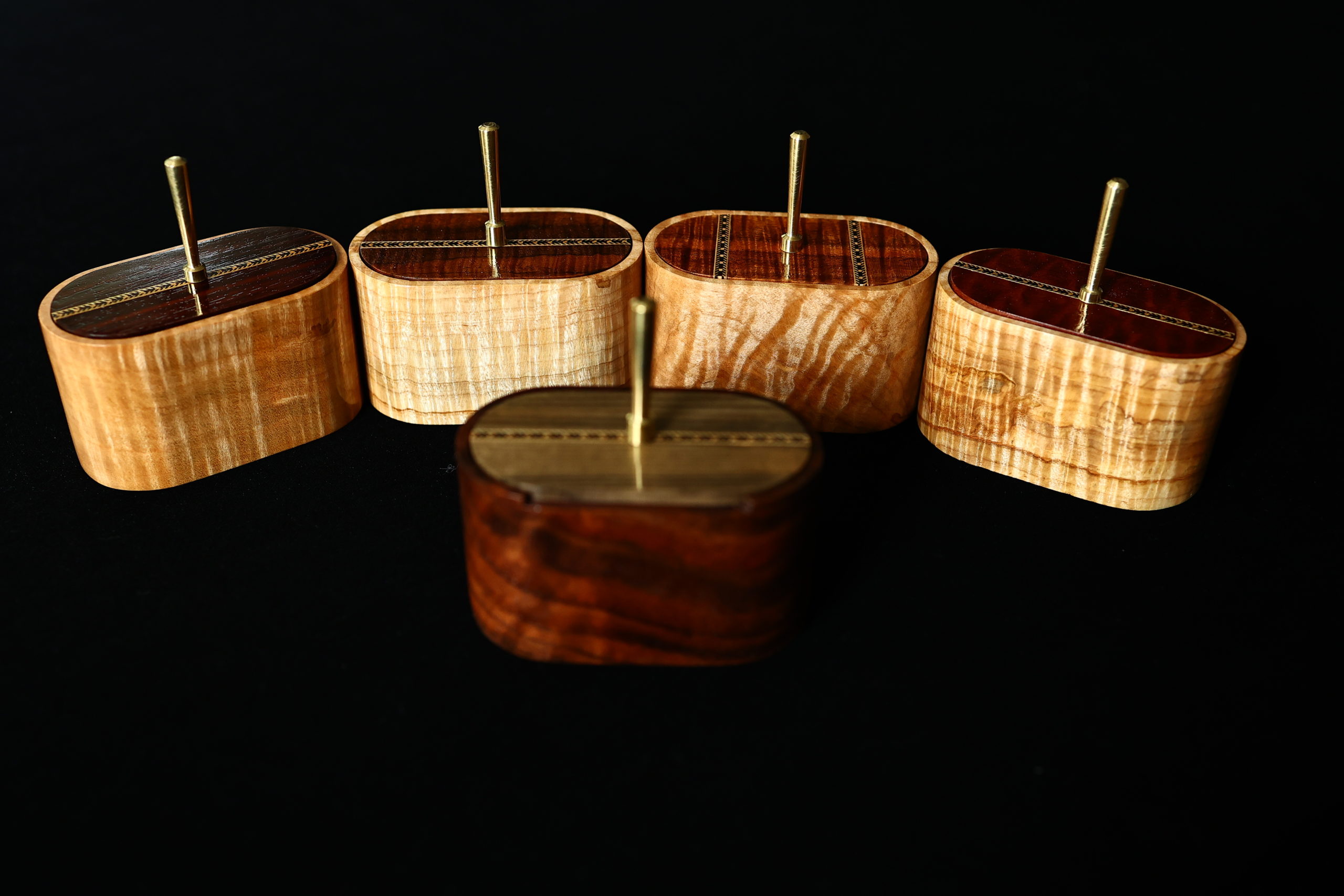 Handmade Keepsake Box by Copper Pig Woodworking Made from Santa Cruz Guitar Company Offcuts