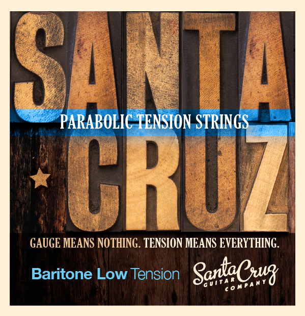 Santa Cruz Parabolic Tension Strings - Baritone Low Tension